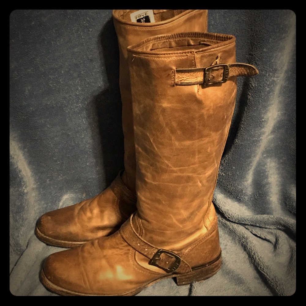 FINAL SALE! FRYE “Veronica Slouch” Brown Boots